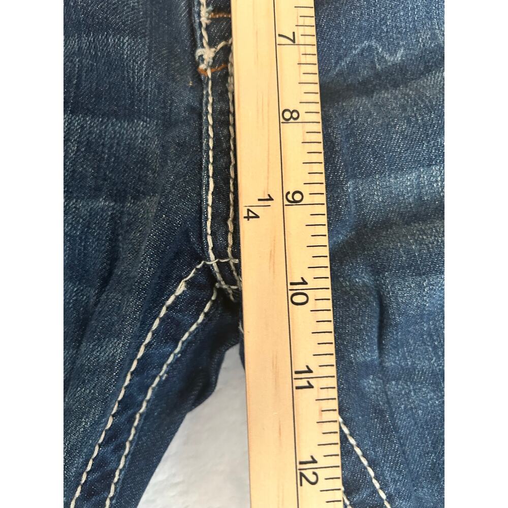 7 For All Mankind Men’s Jeans Bootcut Blue Denim Dark Wash Size 36 - Picture 6 of 10